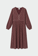 AW26 ETHNIC-PRINT DRESS CHERRY