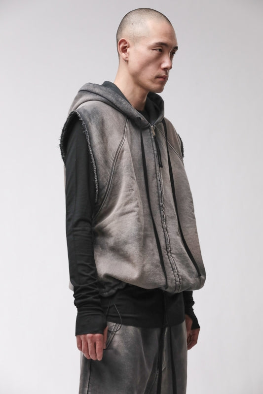 thom/krom M SJ 706 Grey Stone Wash Spray Men Jacket