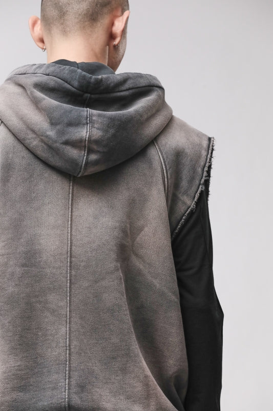thom/krom M SJ 706 Grey Stone Wash Spray Men Jacket