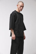 thom/krom M S 195 Black Men Sweat Shirt/Pullover Worked