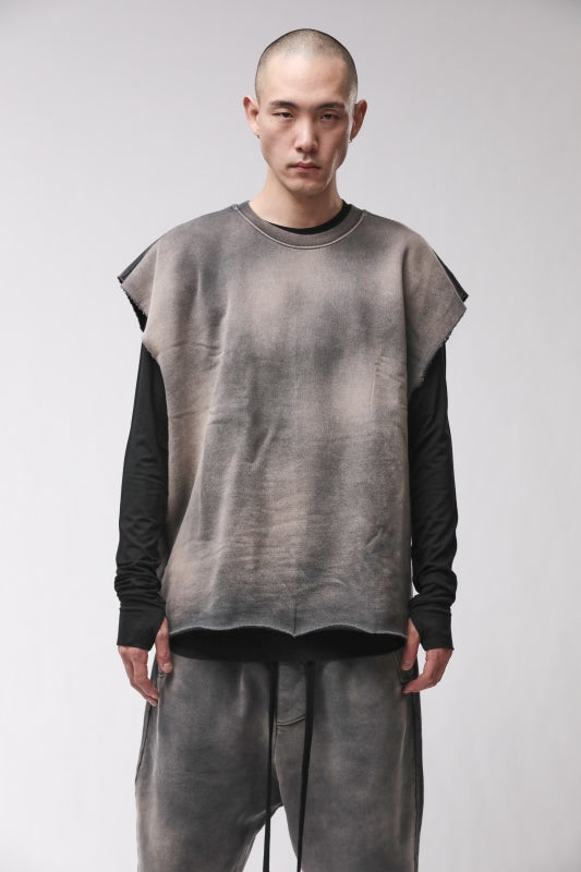 thom/krom M S 197 Grey Stone Wah Spray Men Sweat Shirt/Pullover Worked