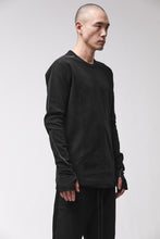thom/krom M TS 1001 Black Men T-Shirt Worked