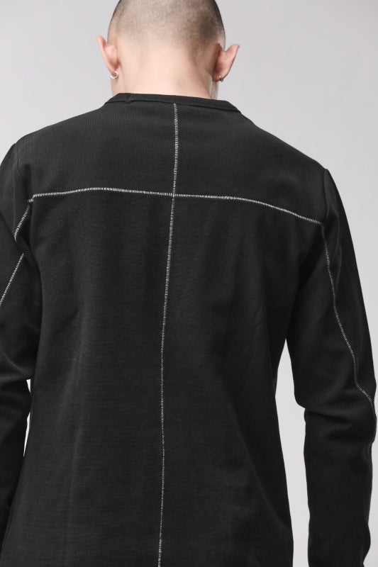 thom/krom M TS 1001 Black Men T-Shirt Worked