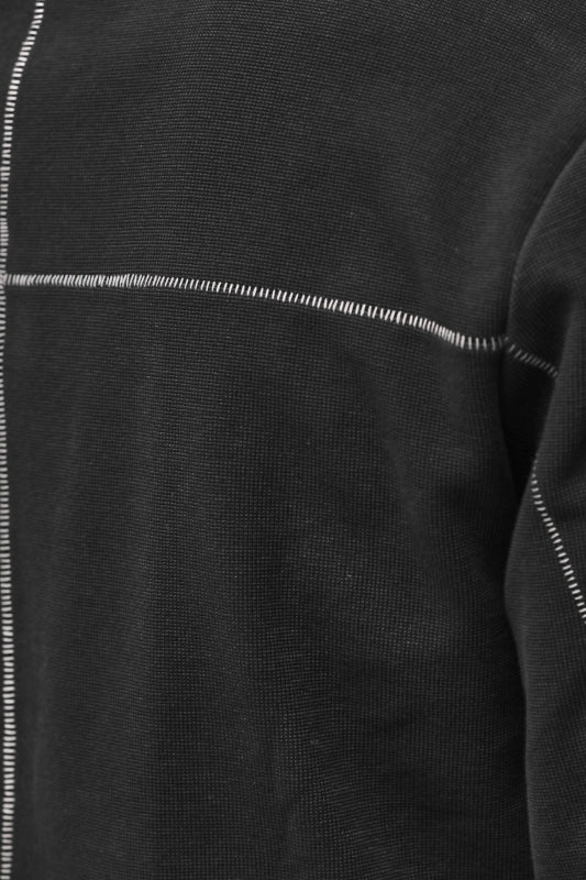thom/krom M TS 1001 Black Men T-Shirt Worked