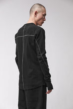 thom/krom M TS 1001 Black Men T-Shirt Worked