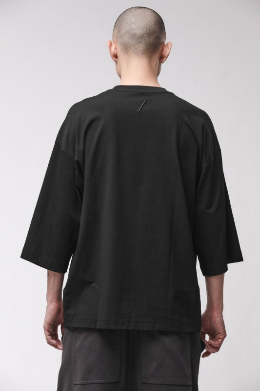 thom/krom M TS 1005 Black Men T-Shirt Worked
