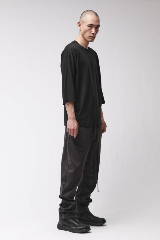 thom/krom M TS 1005 Black Men T-Shirt Worked