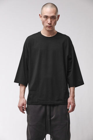 thom/krom M TS 1005 Black Men T-Shirt Worked