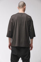 thom/krom M TS 1005 Cold Brown Men T-Shirt Worked
