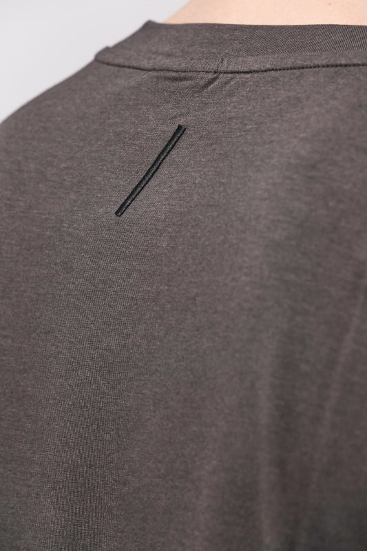 thom/krom M TS 1005 Cold Brown Men T-Shirt Worked