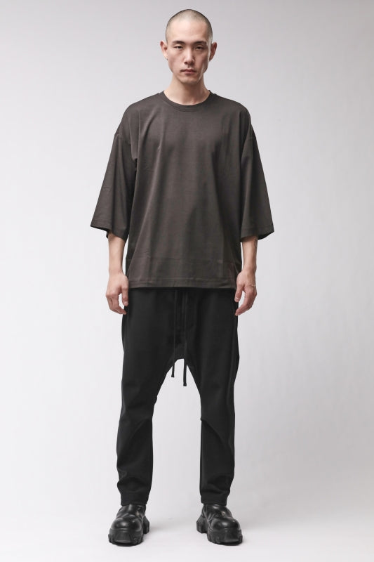 thom/krom M TS 1005 Cold Brown Men T-Shirt Worked