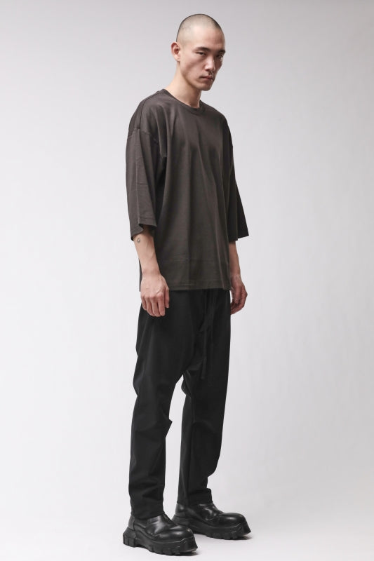 thom/krom M TS 1005 Cold Brown Men T-Shirt Worked
