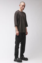thom/krom M TS 1005 Cold Brown Men T-Shirt Worked