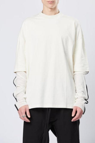 thom/krom SS24 M TS 766 Mens Shirt - Cream