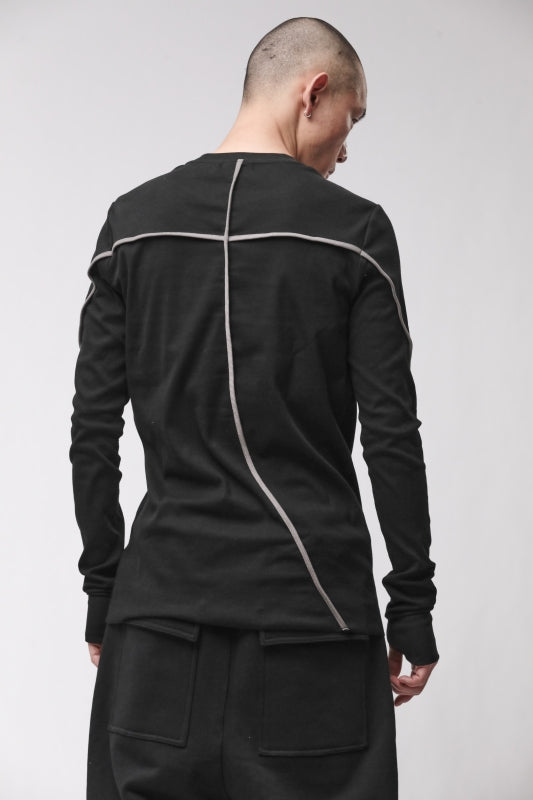 thom/krom M TS 960 Black Men T-Shirt Worked