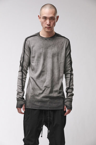 thom/krom M TS 960 Cold Grey Men T-Shirt Worked