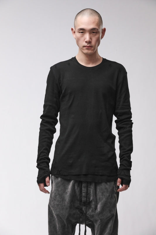 thom/krom M TS 969 Black Men T-Shirt Worked