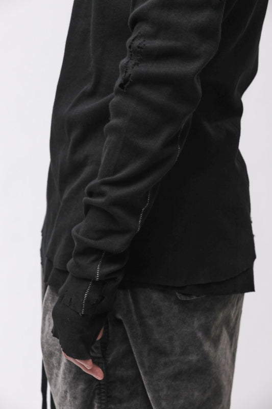 thom/krom M TS 969 Black Men T-Shirt Worked