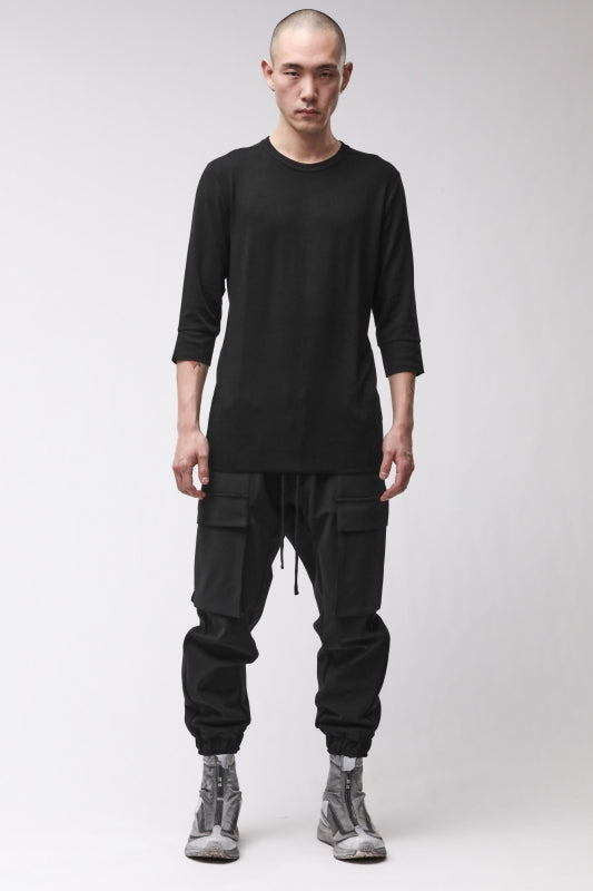 thom/krom M TS 978 Black Men T-Shirt Worked