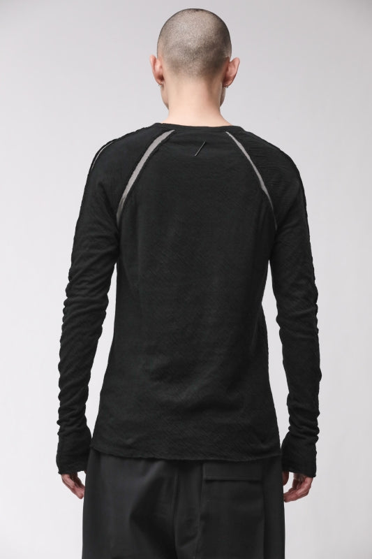 thom/krom M TS 982 Black Men T-Shirt Worked
