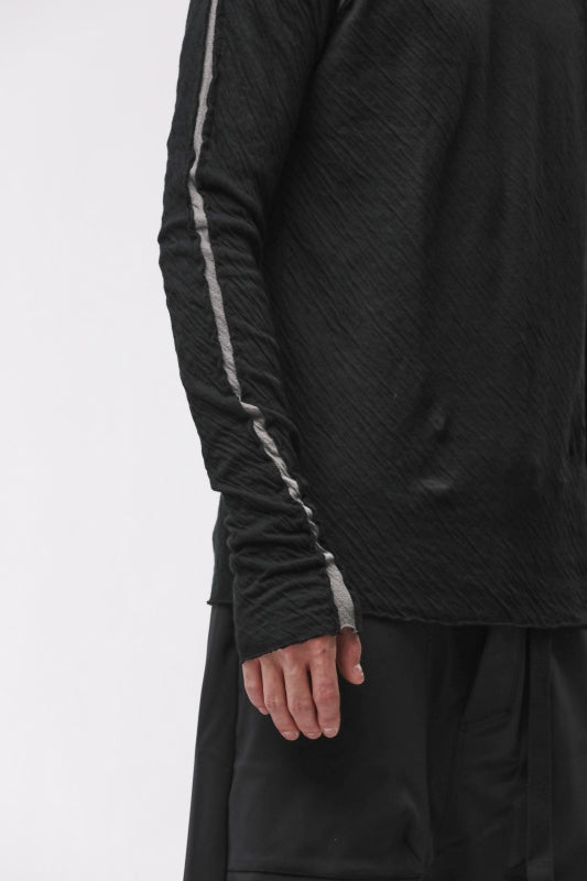 thom/krom M TS 982 Black Men T-Shirt Worked