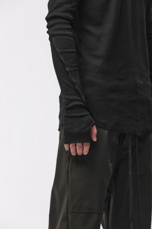 thom/krom M TS 999 Black Men T-Shirt Worked