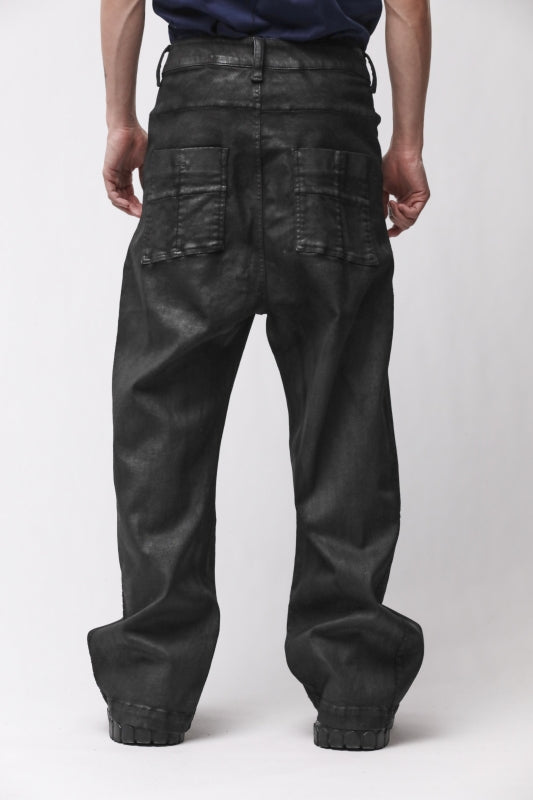 thom/krom M T 108 Black Coated Men Trousers