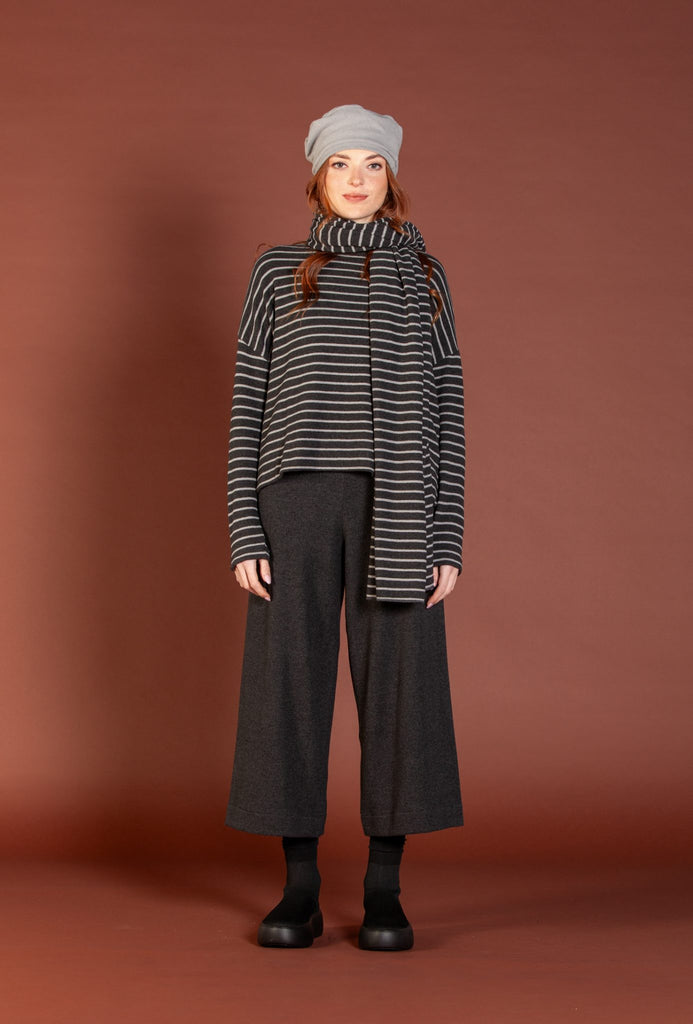 MAMA B AW25 Segovia Scarf Antracite
