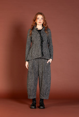MAMA B AW25 Bianco J Pants Nero