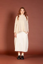 MAMA B AW25 NUNA SU PLAIN FRAYED HEMS SKIRT