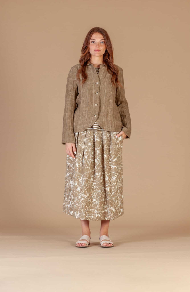 MAMA B ADEL A/E SS26 JACKET - Antracite Teuse