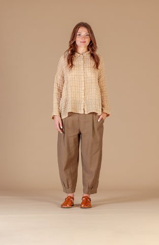 MAMA B BIANCO D SS26 trousers - Cumino Tboom