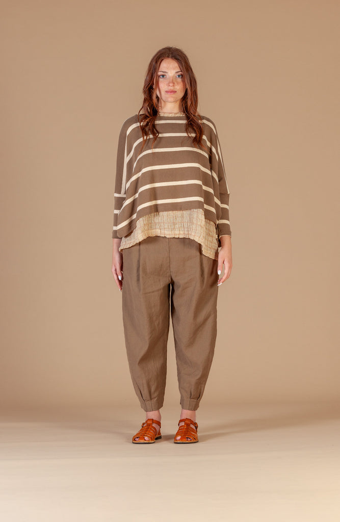 MAMA B KIRA M SS26 JUMPER - Cumino Plain