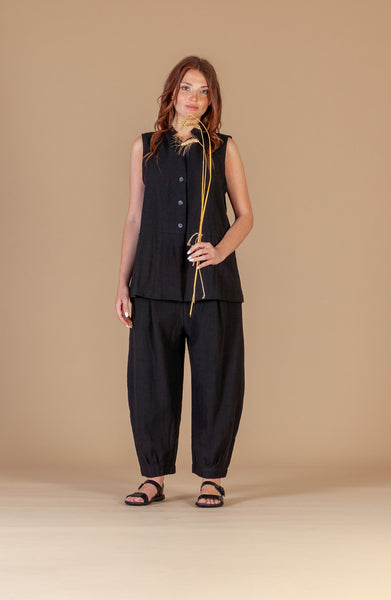 MAMA B BIANCO O SS26 pants- Nero