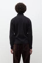 AW26 Norse Projects Teno Cotton Hemp Military Rib Zip Cardigan, Black