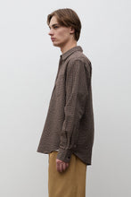 AW26 Norse Projects Kongshoved Check Relaxed Shirt, Delicioso Brown