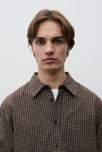 AW26 Norse Projects Kongshoved Check Relaxed Shirt, Delicioso Brown