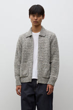 AW26 Norse Projects Aldrup Donegal Square Jacket, Light Grey Melange