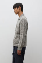 AW26 Norse Projects Aldrup Donegal Square Jacket, Light Grey Melange