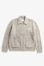 AW26 Norse Projects Aldrup Donegal Square Jacket, Light Grey Melange