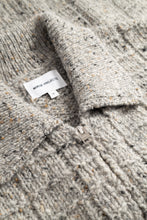 AW26 Norse Projects Aldrup Donegal Square Jacket, Light Grey Melange