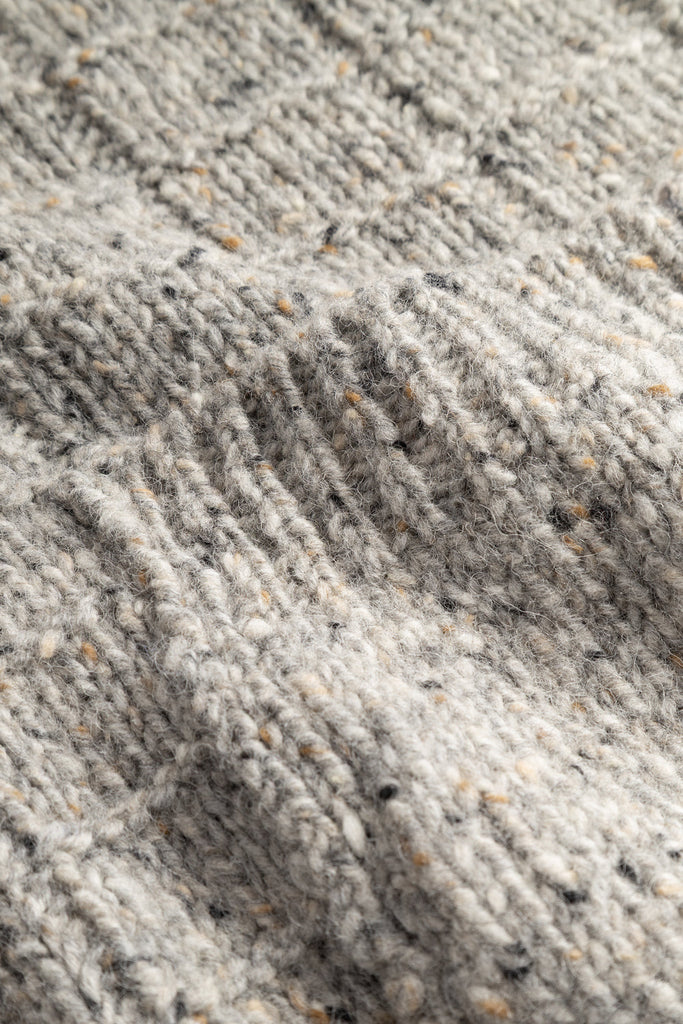 AW26 Norse Projects Aldrup Donegal Square Jacket, Light Grey Melange