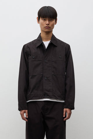 AW26 Norse Projects Arresskov Broken Twill Overshirt, Black