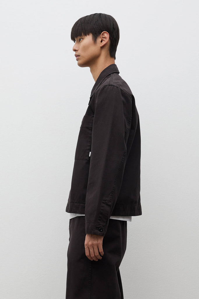 AW26 Norse Projects Arresskov Broken Twill Overshirt, Black