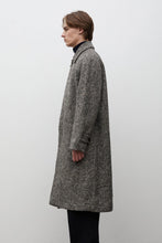 AW26 Norse Projects Reilstad Donegal Wool Balmacaan Raglan Coat, Charcoal Melange