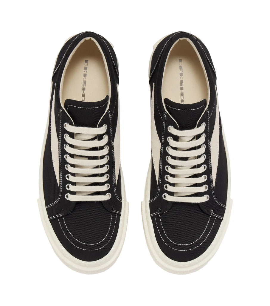 Rick Owens DRKSHDW SS26 TEMPLE VINTAGE SNEAKS IN WASH DENIM