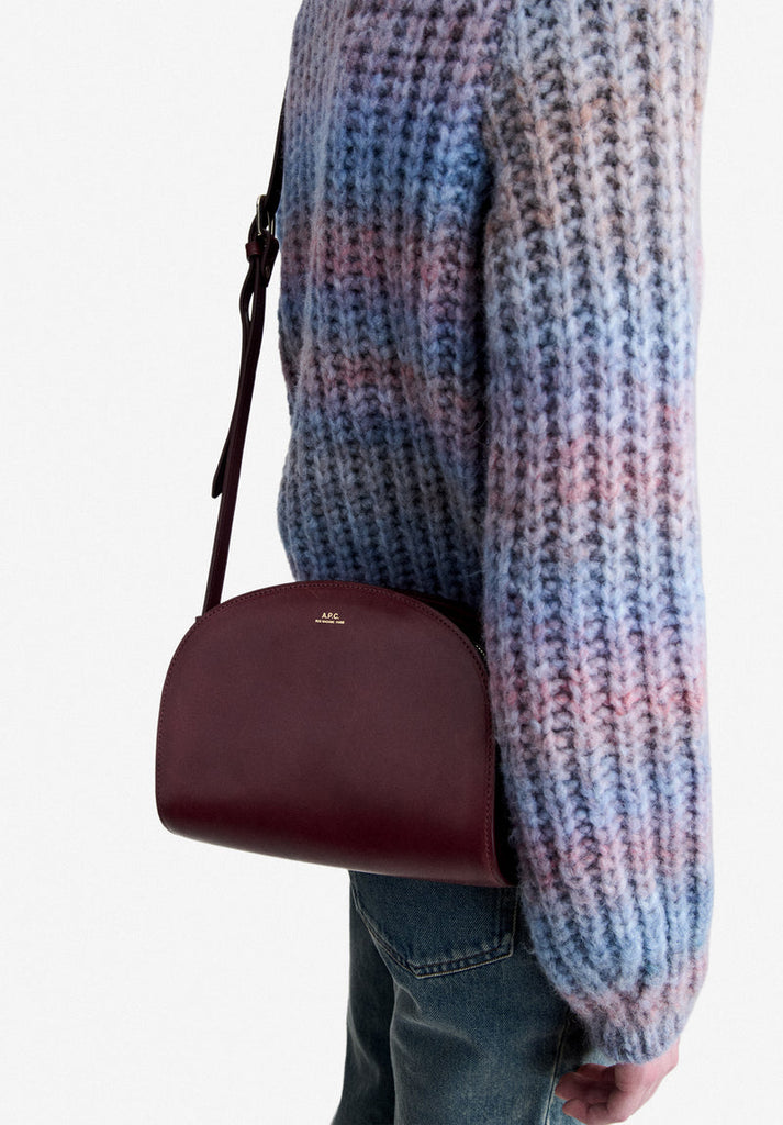 A.P.C. Bags SAC DEMI-LUNE BORDEAUX