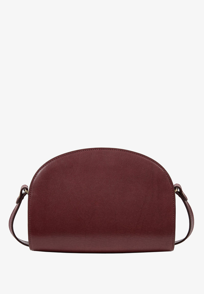 A.P.C. Bags SAC DEMI-LUNE BORDEAUX
