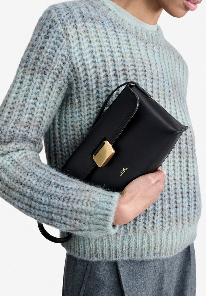 A.P.C SS27 LZZ BLACK SAC SIMONE SMALL NOIR
