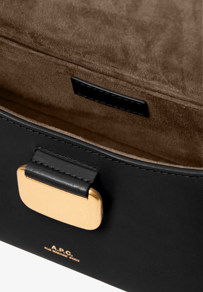 A.P.C SS27 LZZ BLACK SAC SIMONE SMALL NOIR